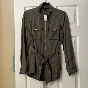 White House Black Market utility jacket. New with tags.